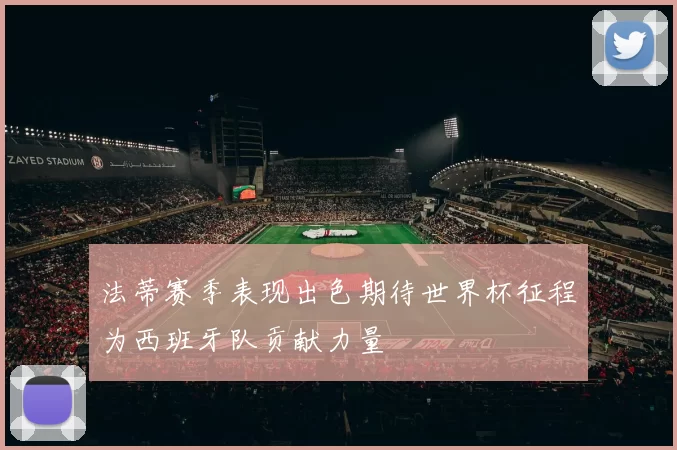 法蒂赛季表现出色期待世界杯征程为西班牙队贡献力量